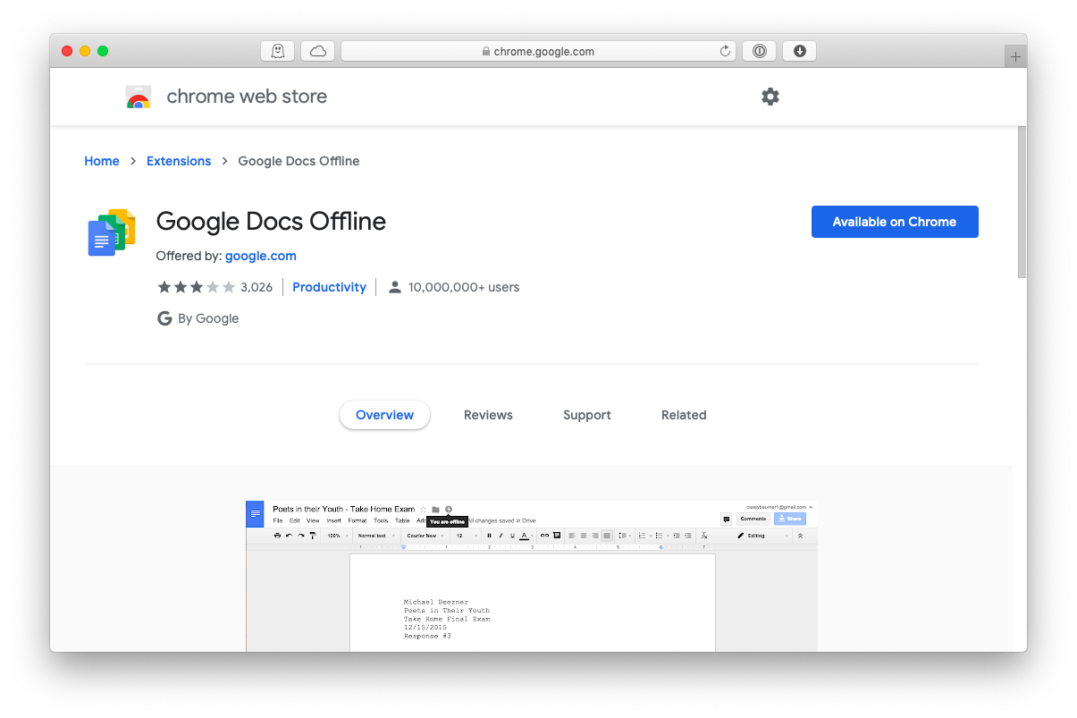 get google docs for mac